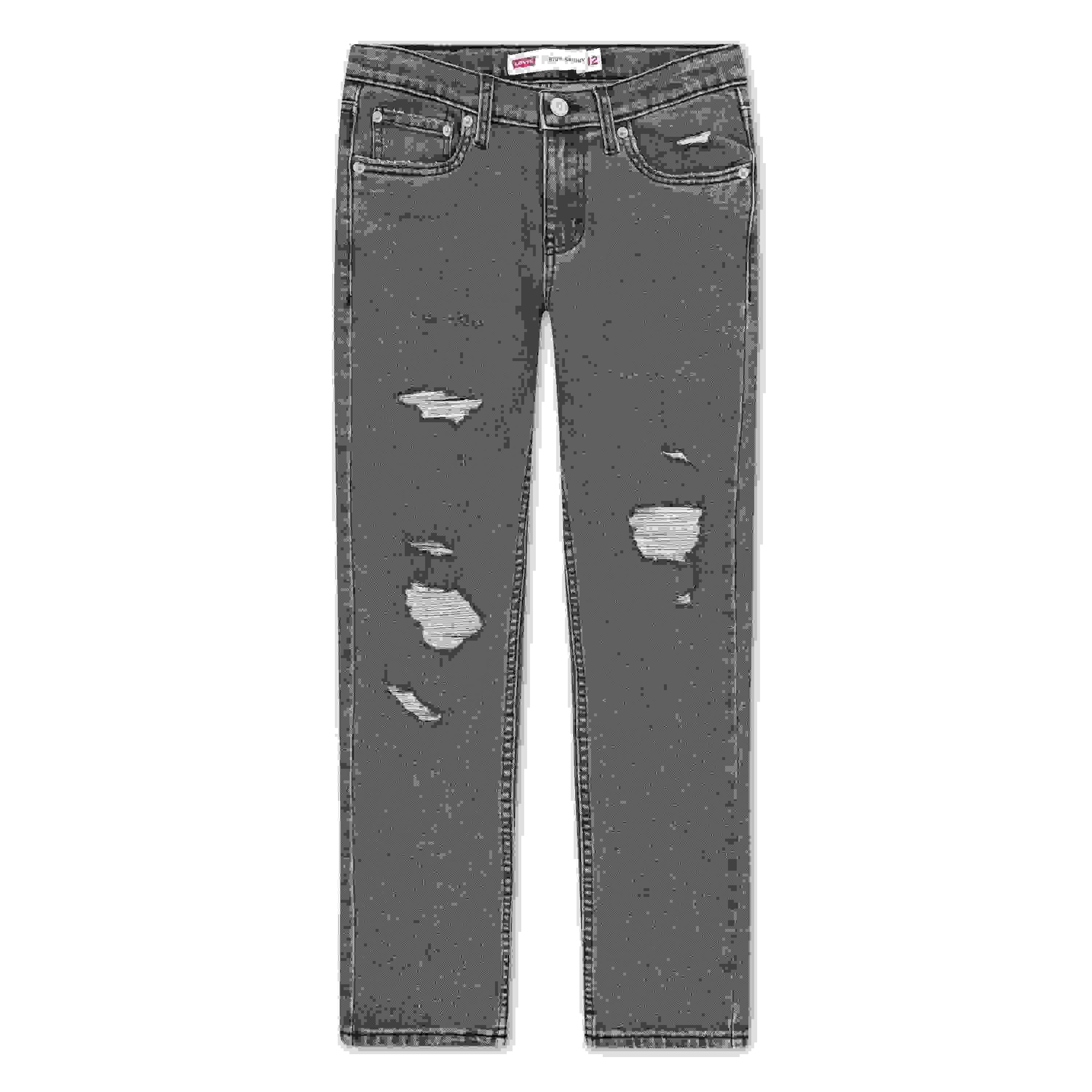 Levi's 510 Skinny Fit Big Boys' Dark Grey Wash Denim Jeans